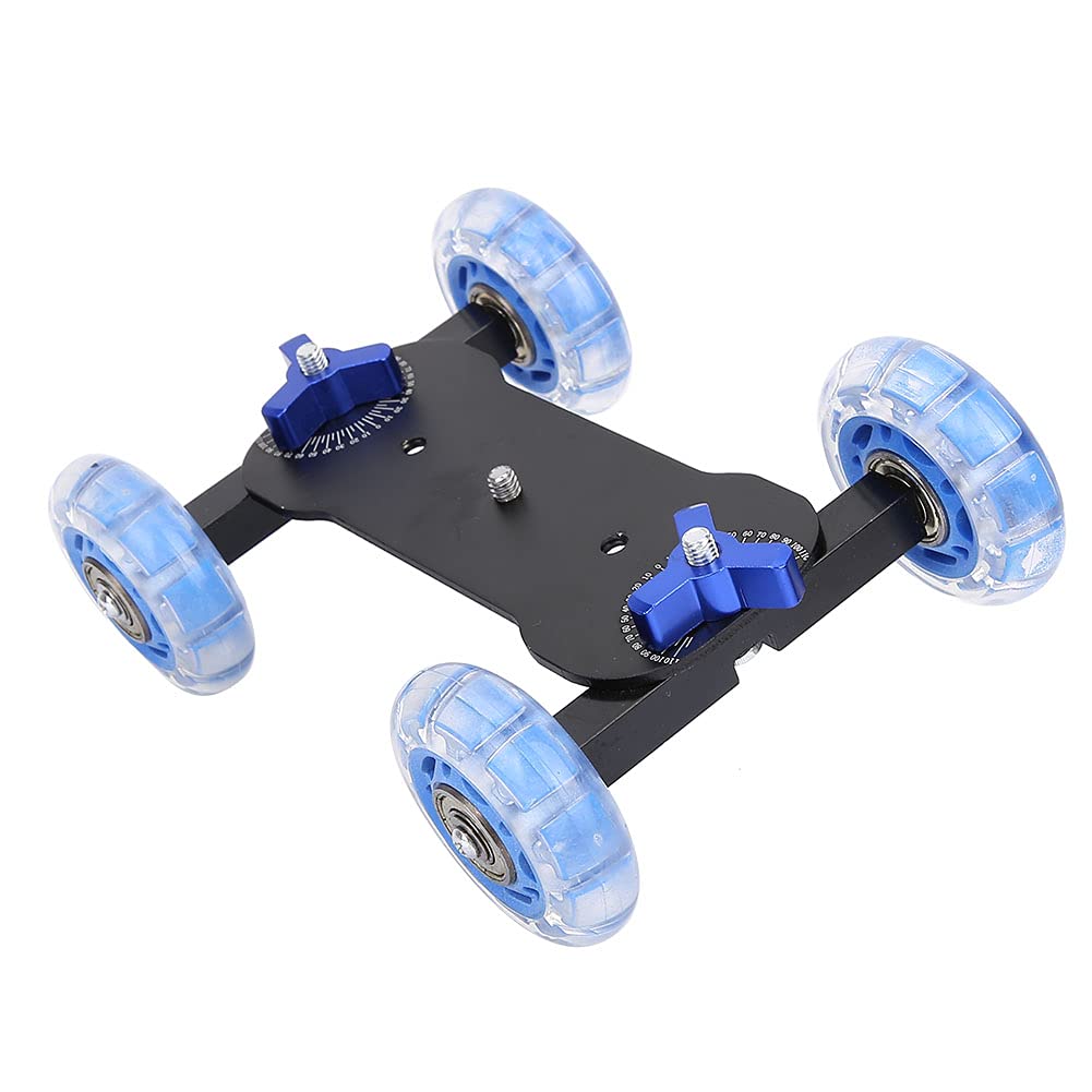 Mini Desktop 10KG Rail Roller Track Slider Dolly Skater Car pour DSLR Camera Caméscope