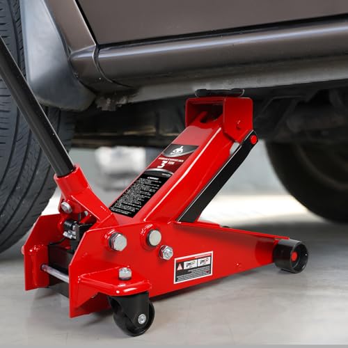 Image of 3 Ton Floor Jack Steel Heavy Duty Car Jack Fast Lift Service Hydraulic Jack