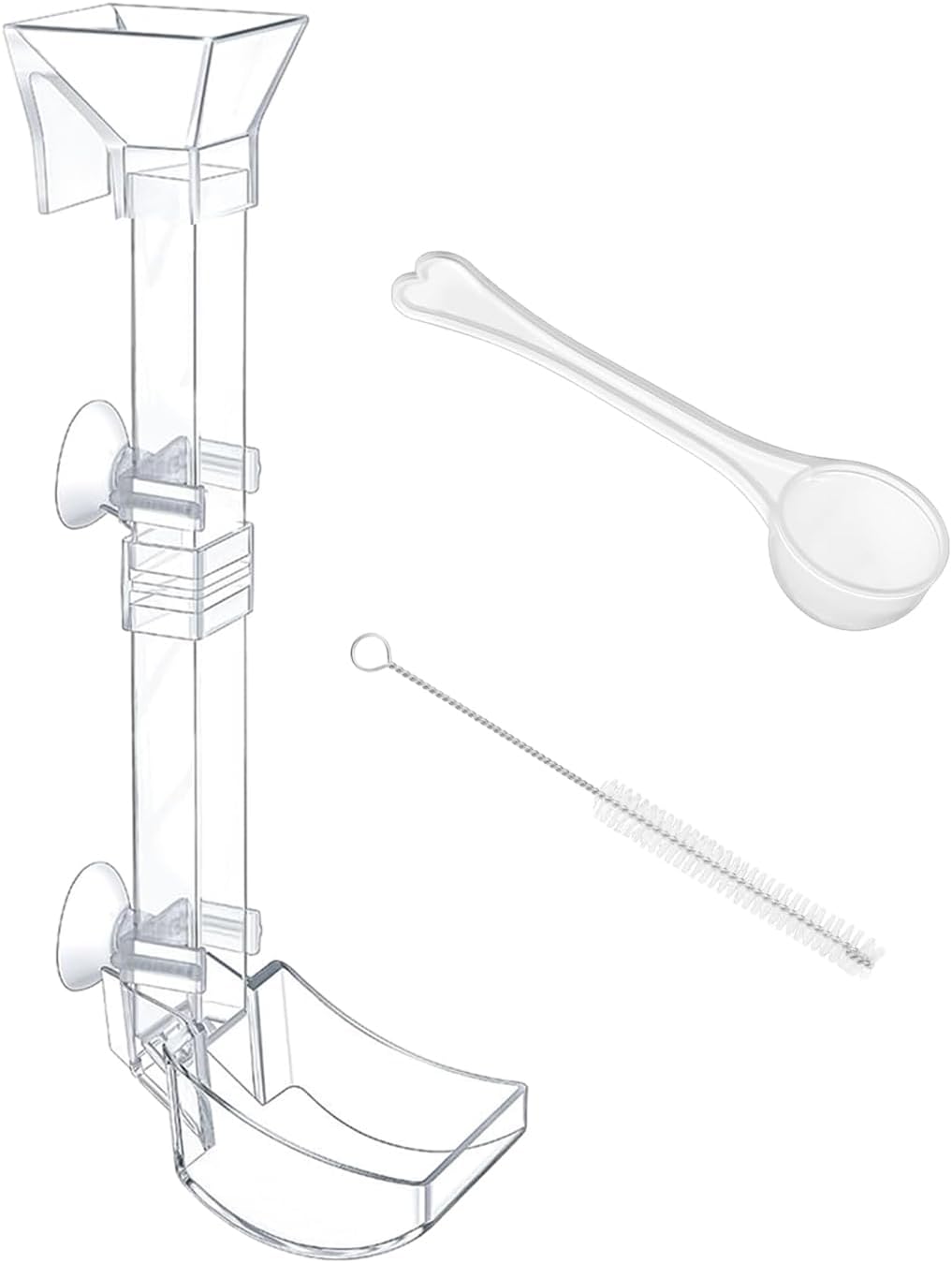 Aquarium Feeding Tube, Acrylic Transparent Durable Fish