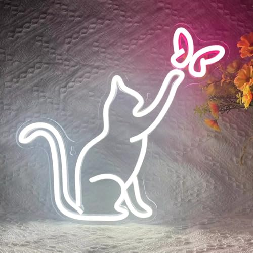 Lumière LED panneau chat interrupteur variable décoration chambre - 3