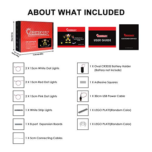 BRIKSMAX Kit di Illuminazione a Led per LEGO