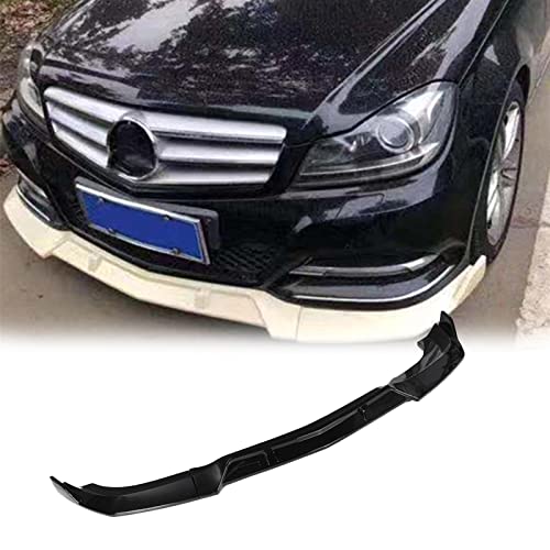 Spoiler avant pour Benz Classe C W204 kit carrosserie lèvre de pare-chocs ABS 2008-2014
