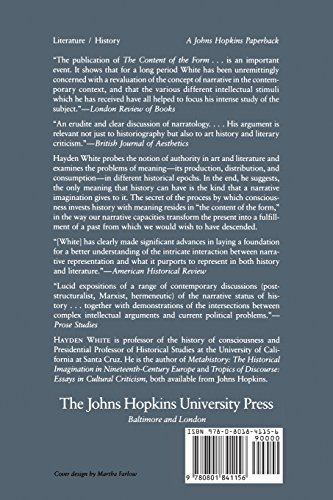The Content of the Form: Narrative Discourse and Historical Representation – vue 2