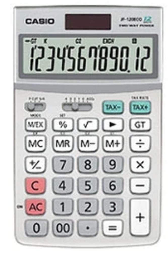 Casio Jf-120 Eco Desktop Display Calculator