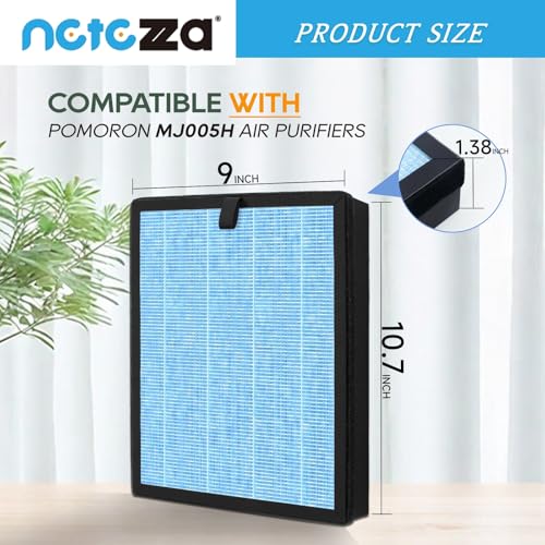 3 Pack MJ005H Replacement Filter Fit for Pomoron MJ005H Air Purifier - image 2