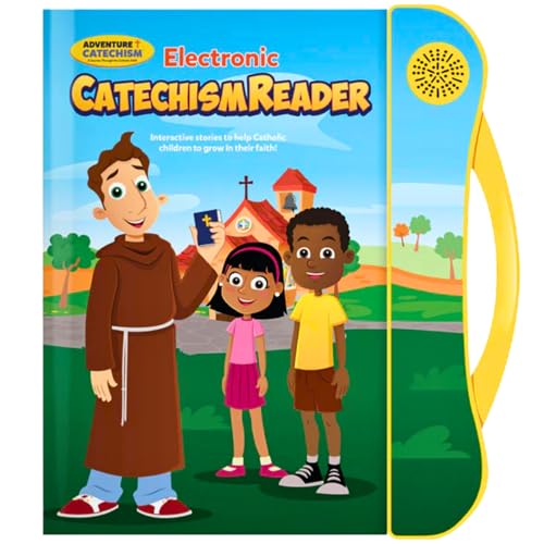 Brother Francis Presents: Adventures in Catechism – Interactive Catholic Children's Sound Book with Built-in Audio, Dry-Erase Coloring Pages, Bible-Based Educational Storybook for Ages 3 and Up