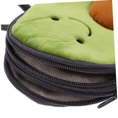 Didiseaon Avocado Coin Pouch for Kids Cartoon Fruit Crossbody Storage Bag Cute Phone Organizer for Students Multi-Purpose Zipper Wallet Portable Bag for Coins and Small Items3