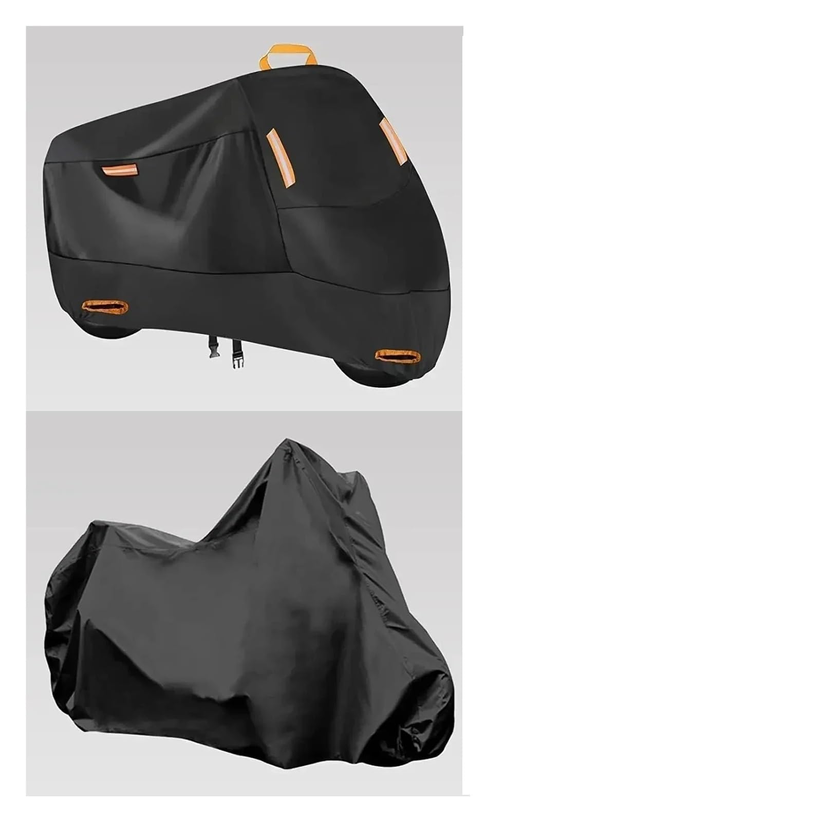 Funda para Motos para Motocicletas Scooters Cubierta Lona Impermeable para Exteriores Poliéster Engrosado Protección UV(4XL 2.95Mx1.1Mx1.4M)