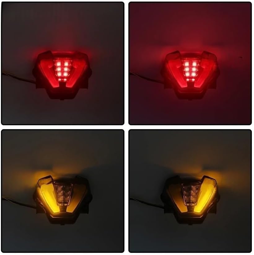 リアブレーキライトバイク MT07 MT07 FZ07 2021 2022 2023用オートバイLED統合ウィンカーテールライトリア