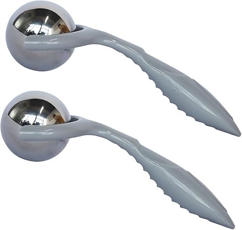 Gamino Bola de rodillo de masaje frío, alivio de terapia de frío, bola de masaje helado con asa, bola portátil de rodillo de hielo para fitness,