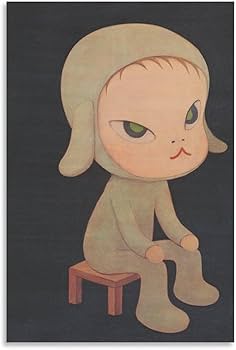 Amazon.co.jp: 奈良美智 ポスター《漫画ガール》ウォールアート