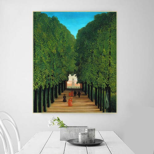 Mosaïque diamant Henri Rousseau toile HD décoration murale de luxe