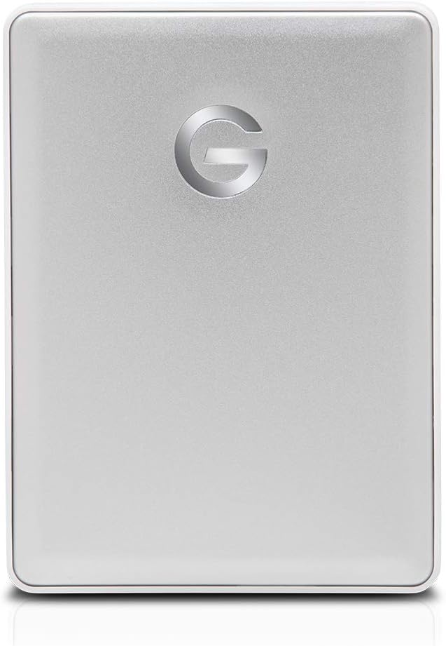 One-Day Sale: Up to 80% Off G-Technology 1TB G-DRIVE mobile USB-C (USB 3.1 Gen 1) Portable External Hard Drive, Silver - 0G10264