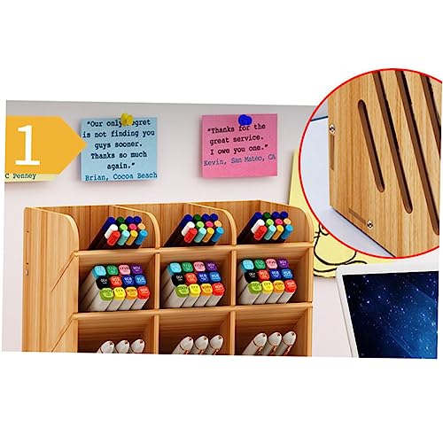 Boîte crayons en bois design moderne pour optimiser la maison - 7