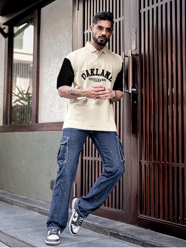 Image of Maniac|| Polo Tshirts for Men||Polo Neck|| Halfsleeve Tshirt for Men||Oversized Tshirts for Men