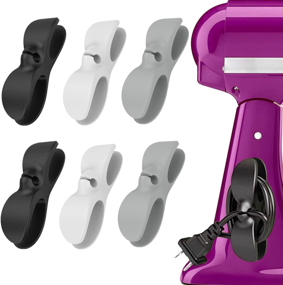 Cord Organizer for Kitchen Appliances, 6 Pack Newest
