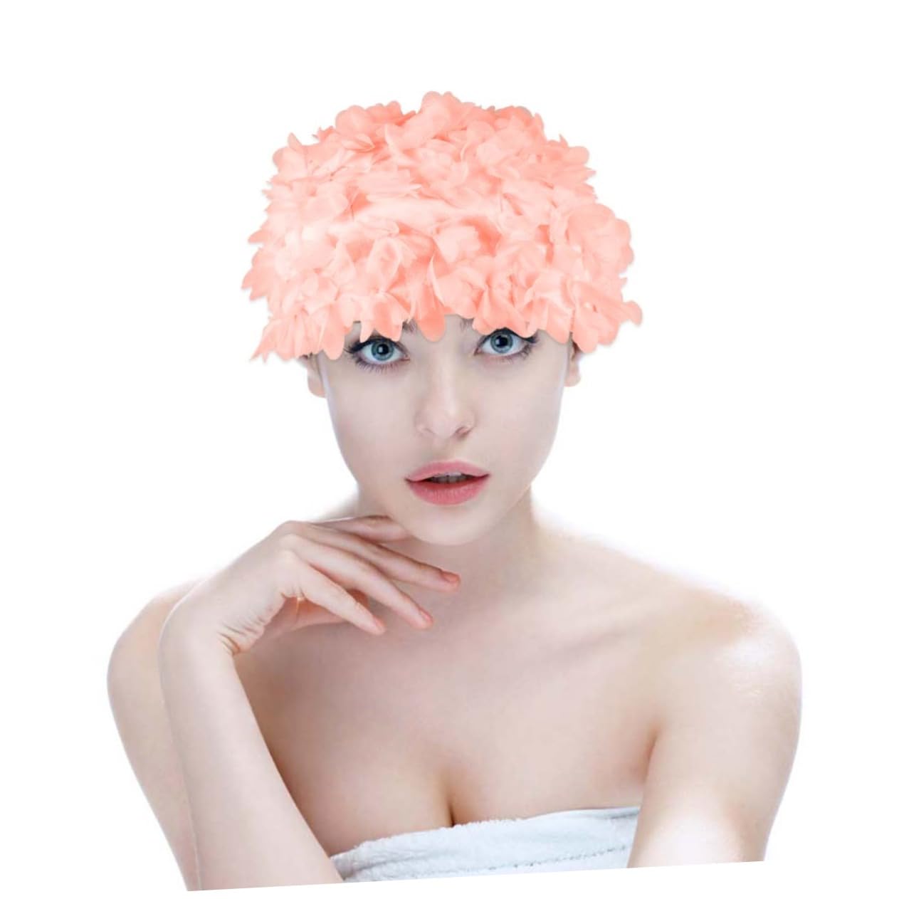 3 Uds Protector De Oído para Nadar Gorro De Baño De Flores Gorro De Baño De Moda Gorro De Baño para Gorro De Natación