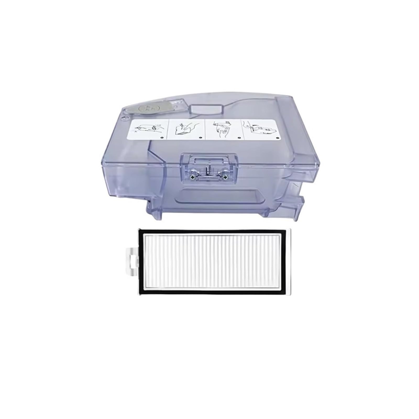 Accessoires pour aspirateur Roborock Q7 Max capturant la poussière fine avec filtre HEPA T8