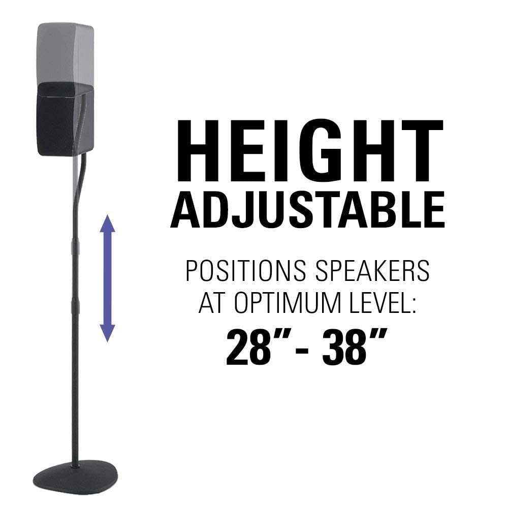Amazon.com: SANUS Adjustable Height Speaker Stand - Extends