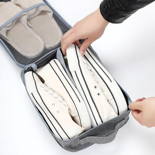 Sacos de sapatos para viagens, sacos de sapatos de viagem de grande capacidade, organizador de sapat