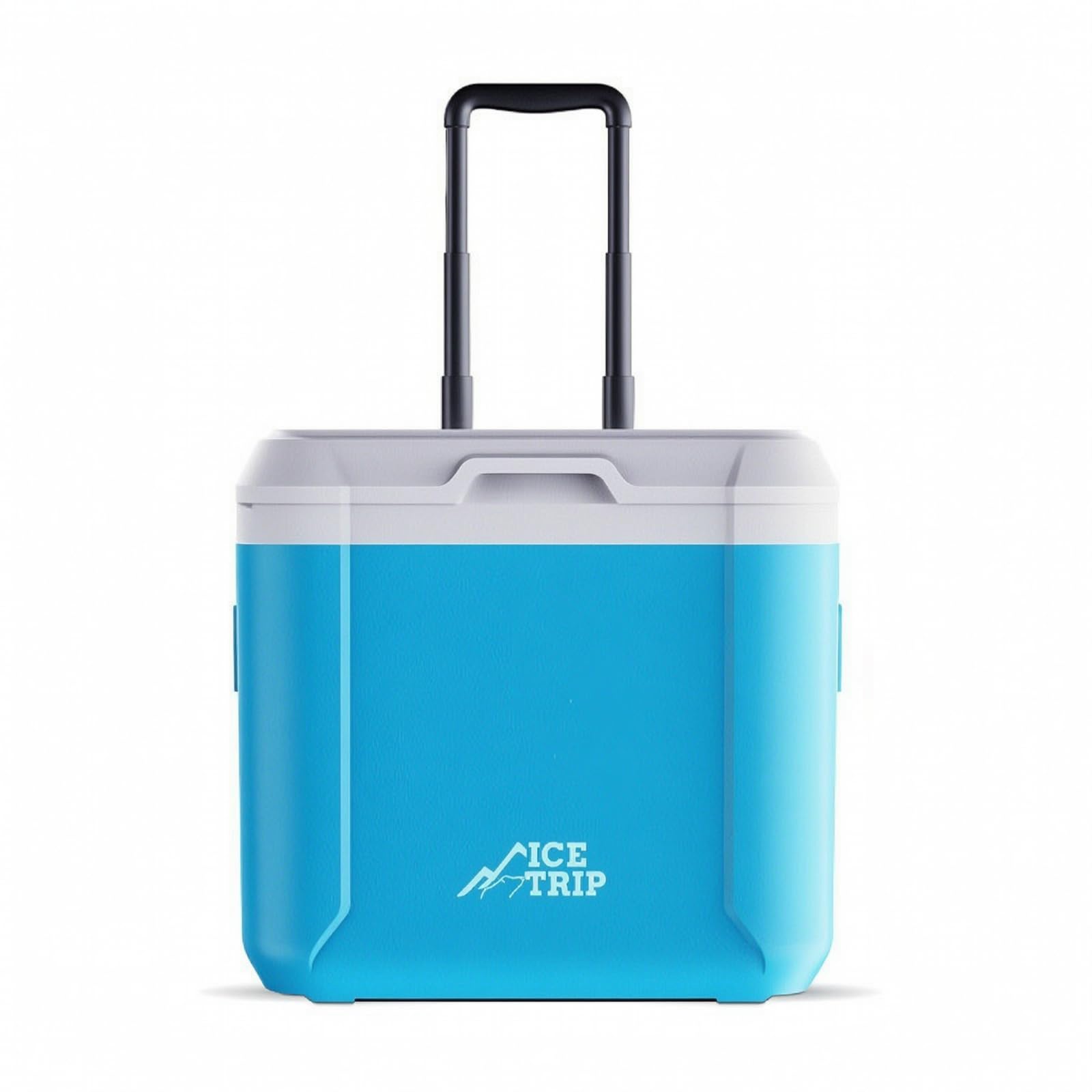 kowaku Frigo Portatile con Ruote Isotermico Frigo con Maniglia Telescopica Robusto Scatola Termica per Campeggiatori, Famiglie, Picnic