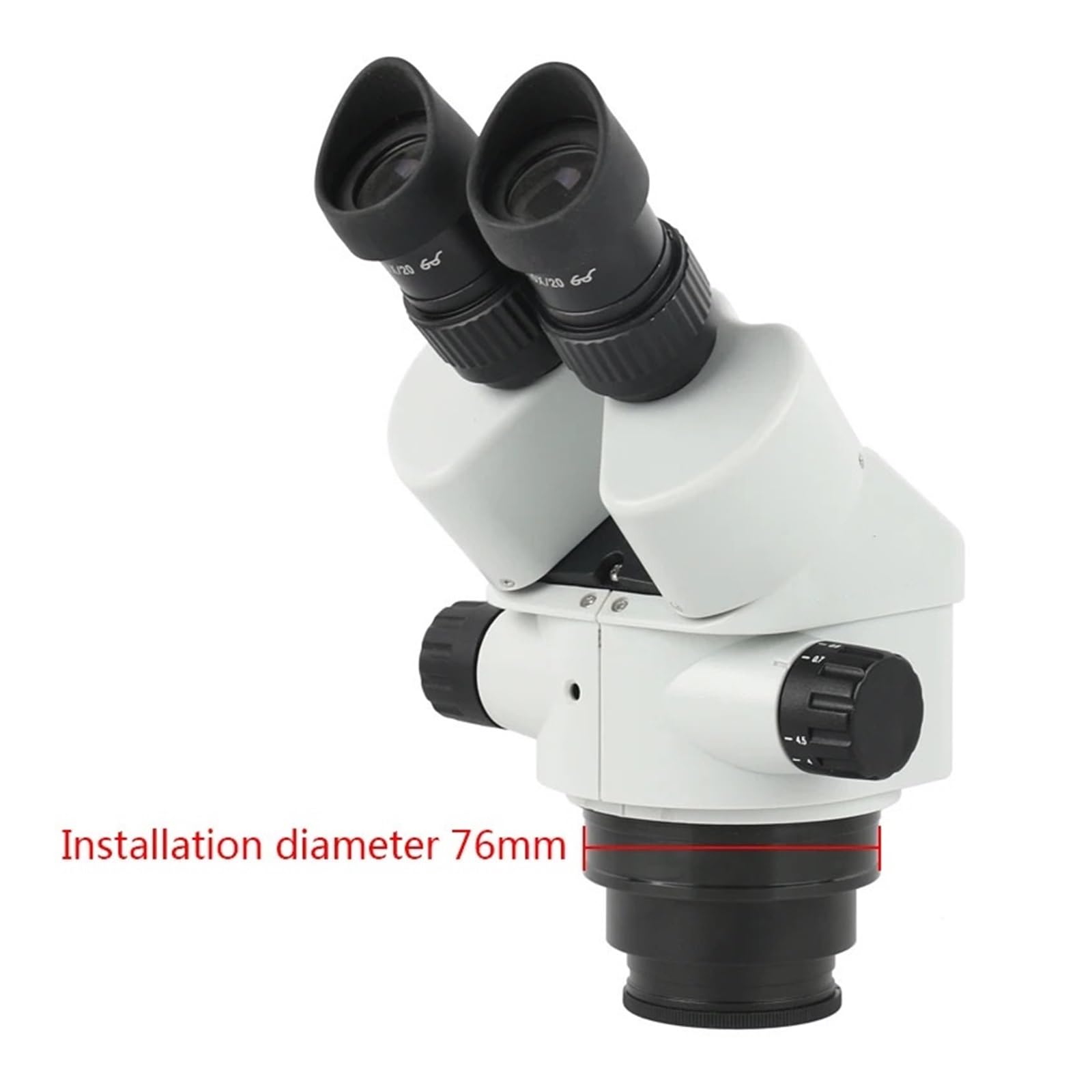 Testa microscopio stereo binoculare 3.5X-90X Barlow 0.5X/0.7X/2X