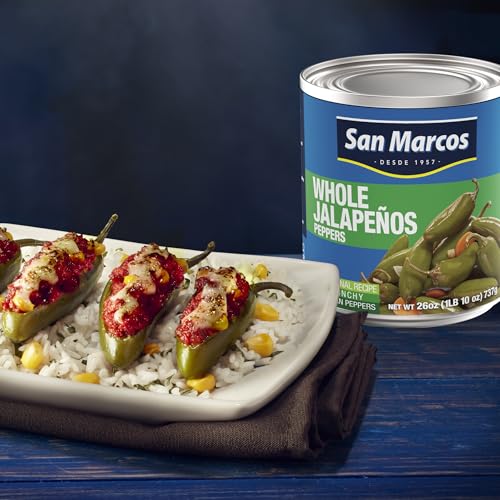 Image of San Marcos Whole Jalapeno Peppers, 26 Ounce