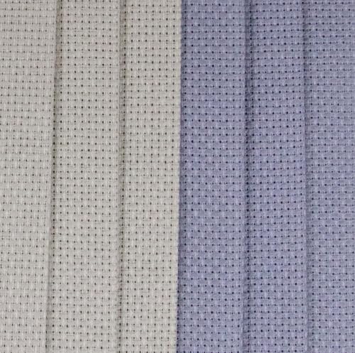 Image of KCS 4 /6 pc of 12 inch x 18 inch(30cmx45cm) 16 Count Cotton Aida Cloth Cross Stitch Fabric (6 pc,Pearl Grey+Light Steel Grey)