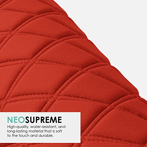 FH Group Custom Fit Car Seat Covers Specifically Made for 2016–2022 Honda Pilot, Front Set Red Ultraflex Neoprene, Waterproof Car Seat Cover, Honda Accessories by FH Group - Image 3