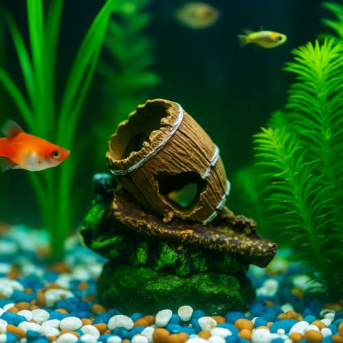 RABIYAS Single Drum Aquarium Toy with Hole - Image 5