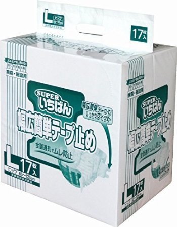 Amazon | カミ商事 エルモア スーパーいちばん 幅広簡単テープ止め L 1