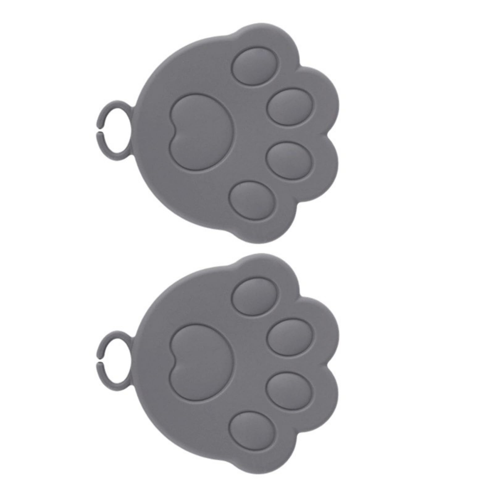 Hsyzygian 2PCS Silicone Sealing Lid Food Can Covers for Pet Food Container Maintains Airtights Storage Great for 6.5/7.5/8.5cm Lid Preservation Cover