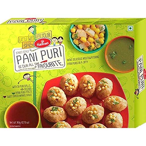 – Haldiram's Popular Indian Savouries / Treat for Every Occasions - Pani Puri 320g (Pack of 10)