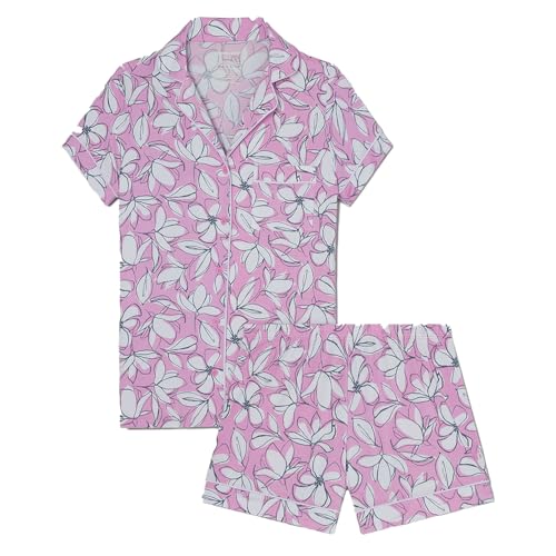 Image of Tommy John Women's Short Sleeve Top and Short Pajama Set