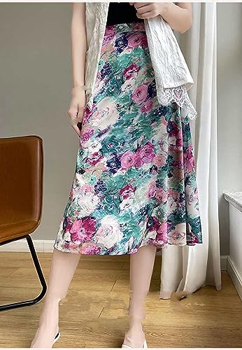 Jupe drapée polyvalente pour affiner la silhouette confortablement en été - 3
