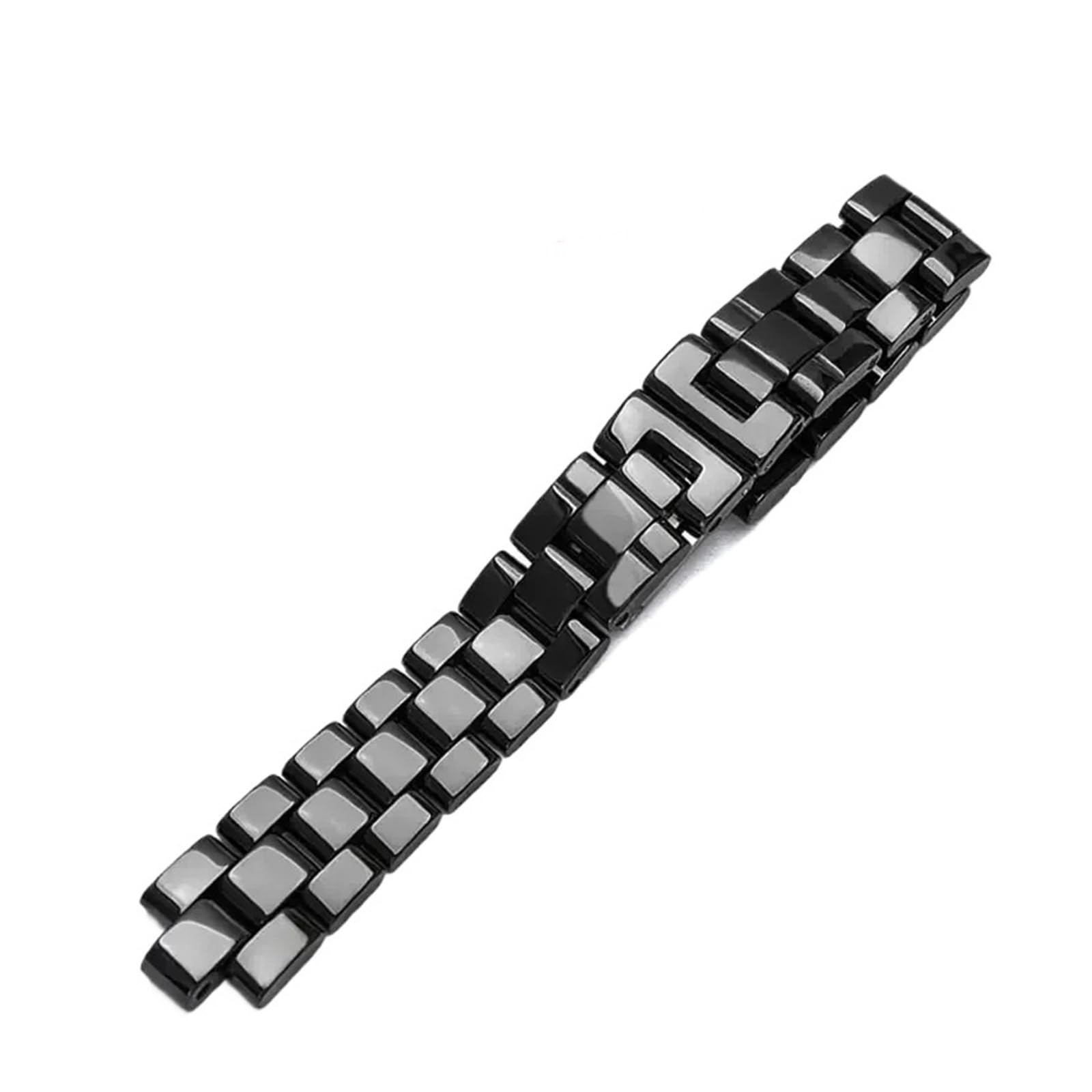 yingyingjia Cinturino In Ceramica Da Donna E Da Uomo Compatibile Con I Cinturini For Orologi J12 Fashion Neri E Bianchi Da 16 Mm E 19 Mm