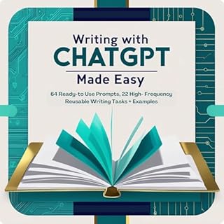 Writing with ChatGPT Made Easy Audiolibro Por Yibing LI arte de portada