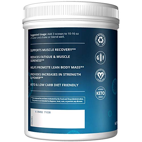 Image of MRM Nutrition Reload BCAA+G Post-Workout Recovery - 8.5g Amino Acids with Glutamine & CarnoSyn, Muscle Recovery, Endurance Support, Caffeine Free, Keto Friendly Powder - 67 Servings, Watermelon Flavor