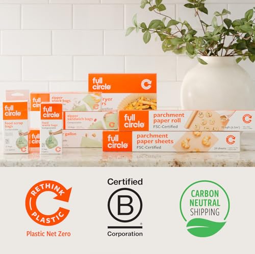 Sacs compostables gallon Full Circle 60ct pour la cuisine