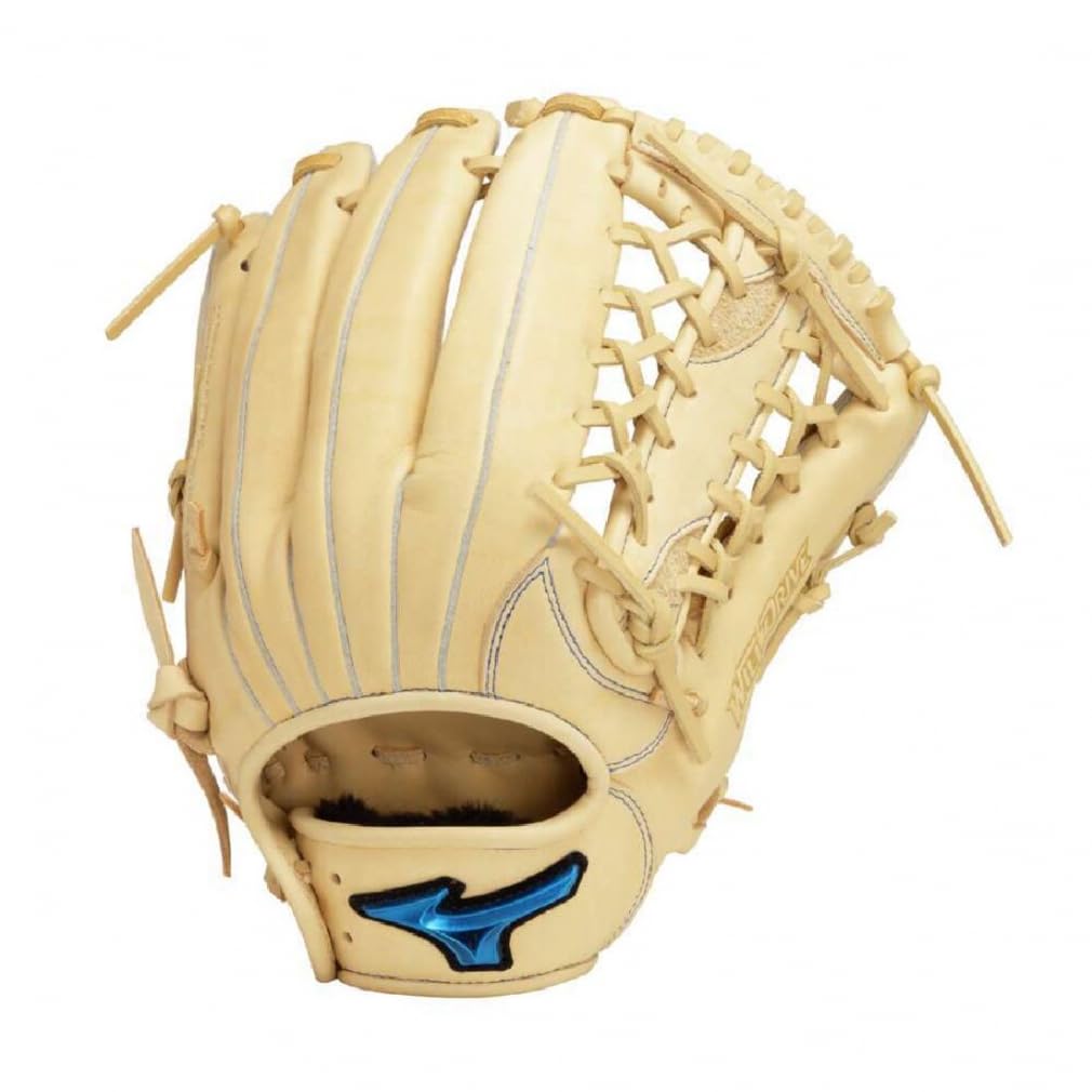 ミズノ MIZUNO 軟式用WILLDRIVE BLUE 外野手向け：サイズ14 野球 一般 軟式 グラブ グローブ 25SS(1AJGR32907) 80ブロンド 右投げ用