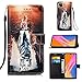 Price comparison product image Miagon for Xiaomi Redmi 9C Wallet Case,PU Leather Folio Flip Cover with Stand Card Slots Magnetic Closure,Cat Tiger