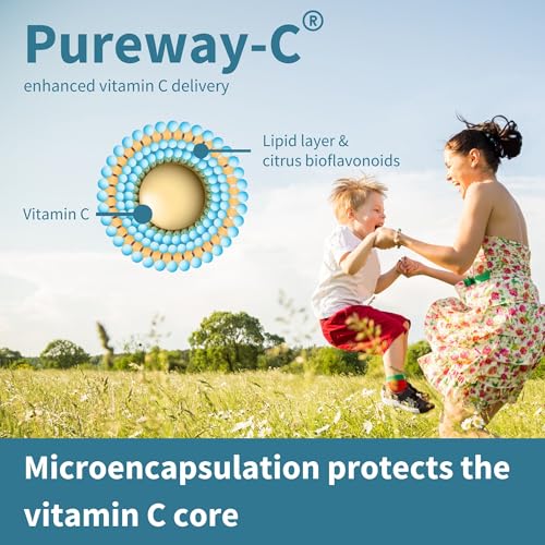 Super Vitamin C Complex 1000mg, High Absorption 24-Hour Action Pureway-C, Clean Ingredients, Non-Acidic & Gentle, Vegan, 60 One-A-Day Tablets, by Igennus - Image 4