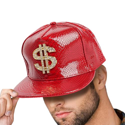 Regalo imperdibile per le vacanze: Distinguiti dalla folla e diffondi la felicità con il nostro cappello da baseball Dollar Sign, un regalo perfetto per le vacanze per i tuoi cari. Condividi la gioia e crea ricordi che durano con questo cappello da rapper regolabile.
