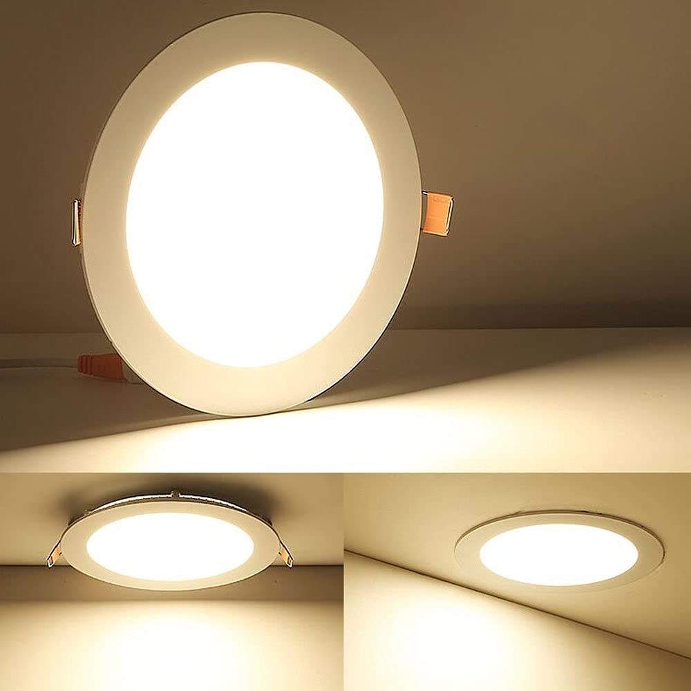 Toolight 42W 4700LM Plafon LED Techo Moderno, Lamparas De Techo Salon Cuadrado Blanco Frío 6500K, Luz De Techo Acrílico 64cm Para Salón Dormitorio Cocina Pasillo, Blanco