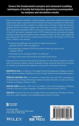 Advanced Control of Doubly Fed Induction Generator for Wind Power Systems