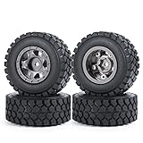 WEFEINO RC Beadlock Wheels and Tires 4Pcs 1.0