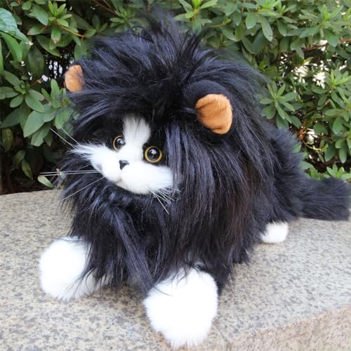 RosyLife-Lion-Mane-Wig-for-Cat-Costume-Pet-Adjustable-Washable-Comfortable-Fancy-Lion-Hair-Cat-Clothes-Dress-for-Halloween-Christmas-Easter-Festival-Party-Activity