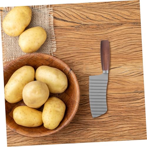 Cortador de patatas ondulado de acero inoxidable SOLUSTRE miniatura 5