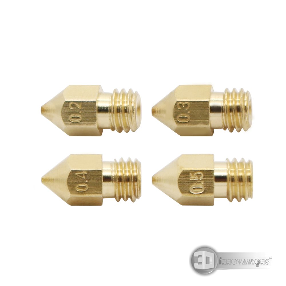 3DInnovations MK8 Extruder Nozzle Set 0.2mm, 0.3mm, 0.4mm & 0.5mm for 1.75mm Filament (B076KMMR72) Amazon Price History, Amazon Price Tracker