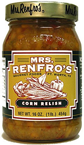 Mrs. Renfro's Corn Relish | No HFCS, 16-oz Jar (Pack of 2)